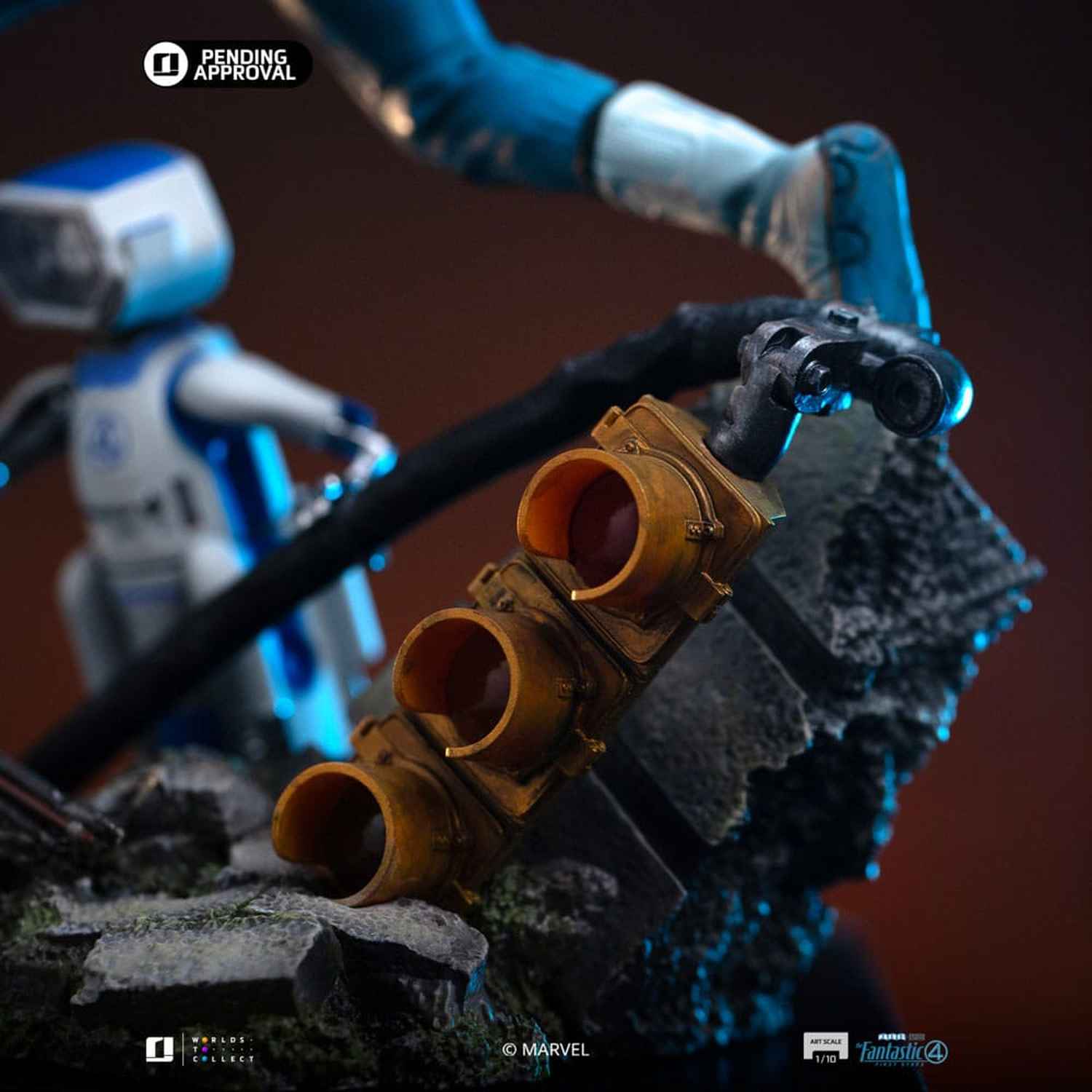 Iron Studios Marvel: Fantastic Four - Mr. Fantastic und H.E.R.B.I.E Art Scale 1/10 - Statue