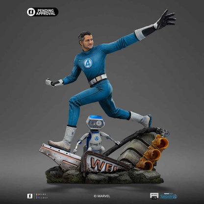 Iron Studios Marvel: Fantastic Four - Mr. Fantastic und H.E.R.B.I.E Art Scale 1/10 - Statue