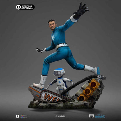 Iron Studios Marvel: Fantastic Four - Mr. Fantastic und H.E.R.B.I.E Art Scale 1/10 - Statue