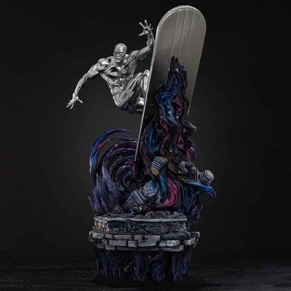 Iron Studios Marvel: Infinity Gauntlet - Silver Surfer Deluxe Diorama Art Scale 1/10 - Statue