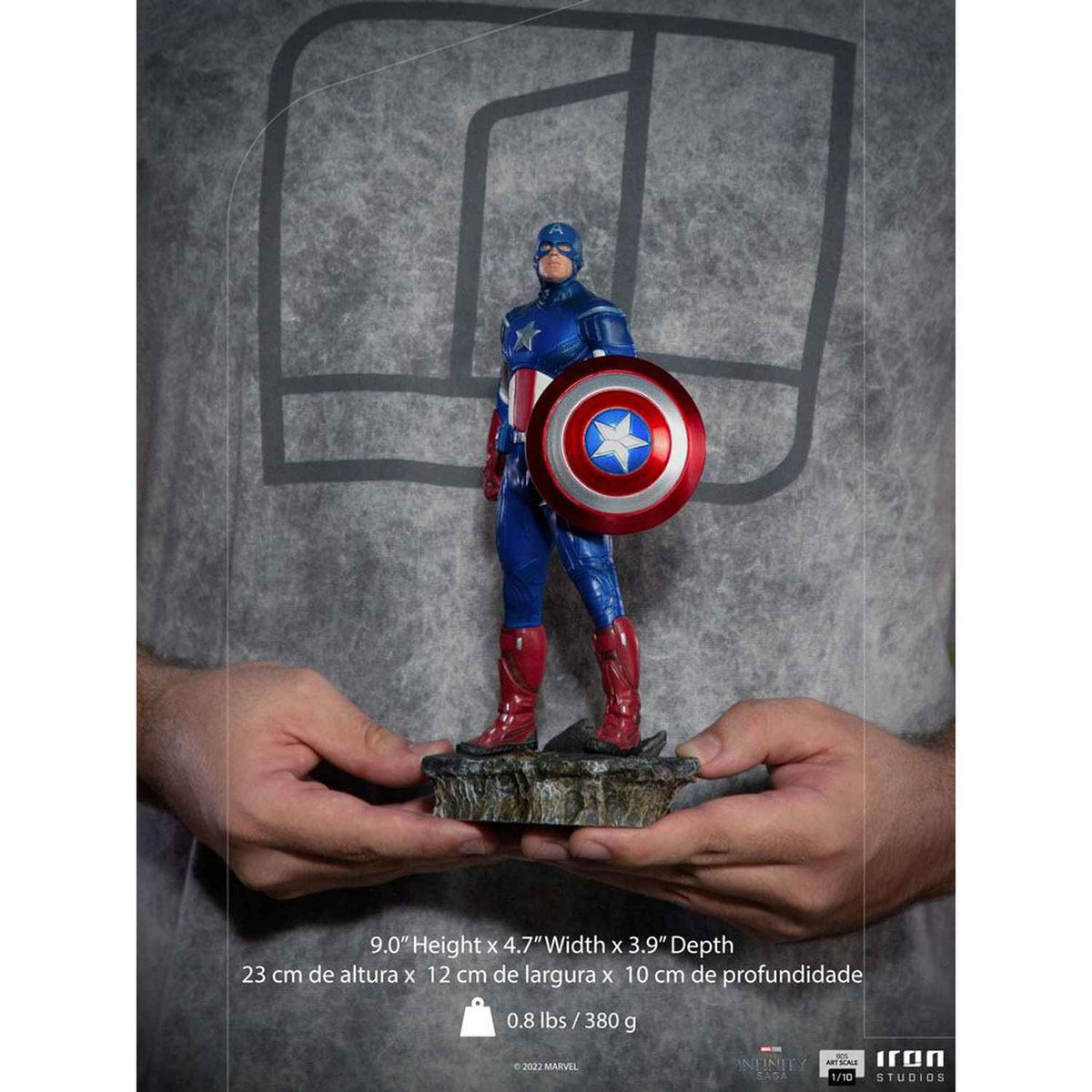 Iron Studios Marvel: Infinity Saga - Captain America BDS Art Scale 1/10 - Statue