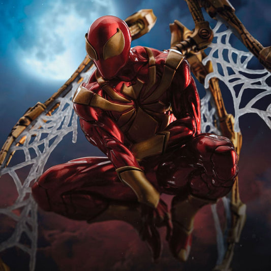 Iron Studios Marvel: Spider-Man - Spider-Man Iron Armor (CCXP Exclusive 2024) Art Scale Deluxe 1/10 - Statue