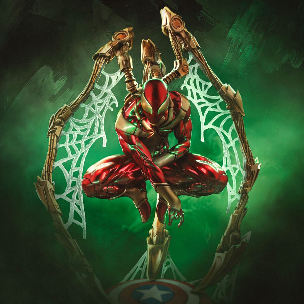 Iron Studios Marvel: Spider-Man - Spider-Man Iron Armor (CCXP Exclusive 2024) Art Scale Deluxe 1/10 - Statue