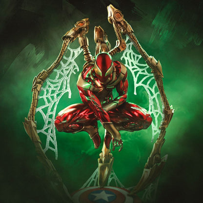 Iron Studios Marvel: Spider-Man - Spider-Man Iron Armor (CCXP Exclusive 2024) Art Scale Deluxe 1/10 - Statue