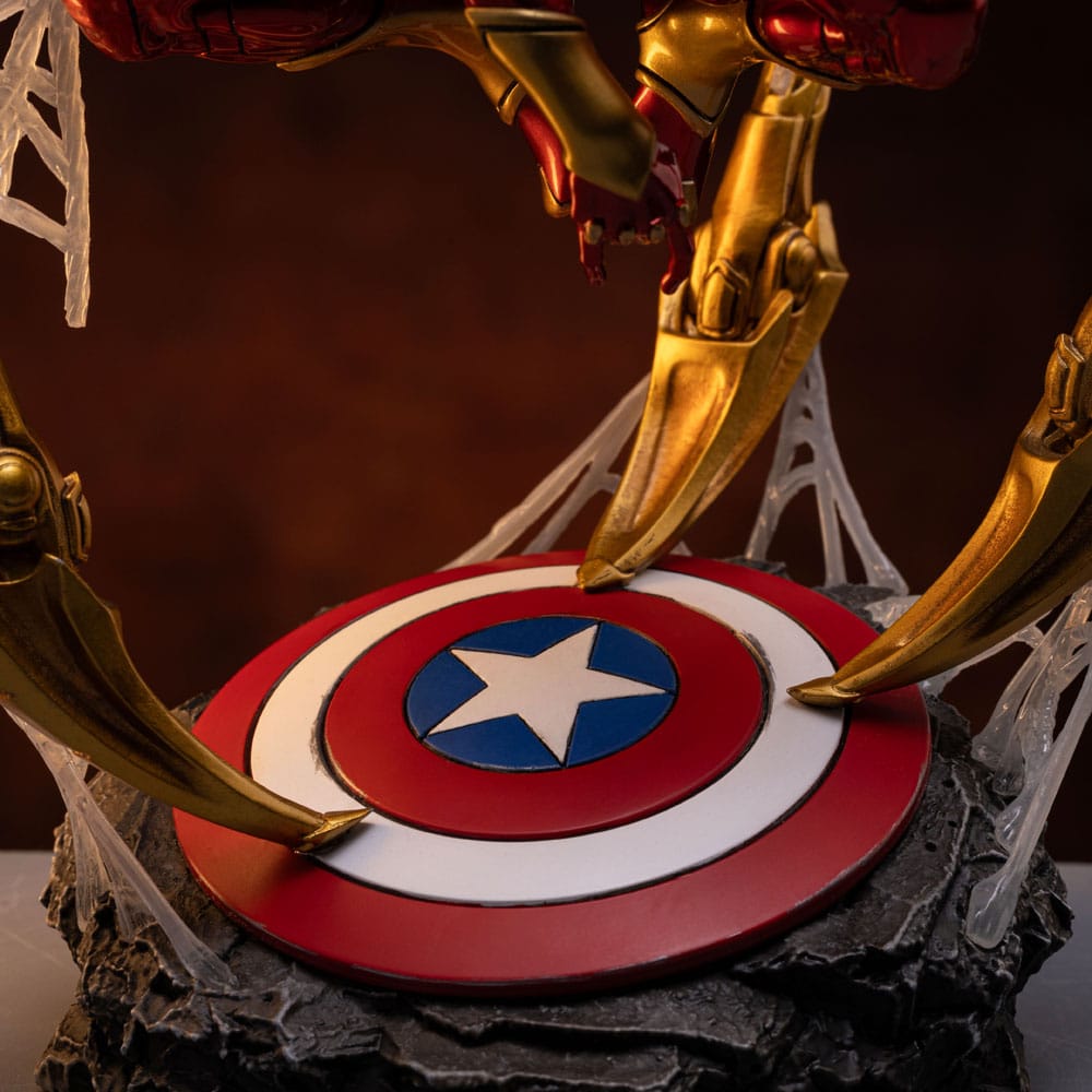 Iron Studios Marvel: Spider-Man - Spider-Man Iron Armor (CCXP Exclusive 2024) Art Scale Deluxe 1/10 - Statue