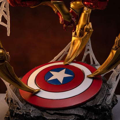 Iron Studios Marvel: Spider-Man - Spider-Man Iron Armor (CCXP Exclusive 2024) Art Scale Deluxe 1/10 - Statue