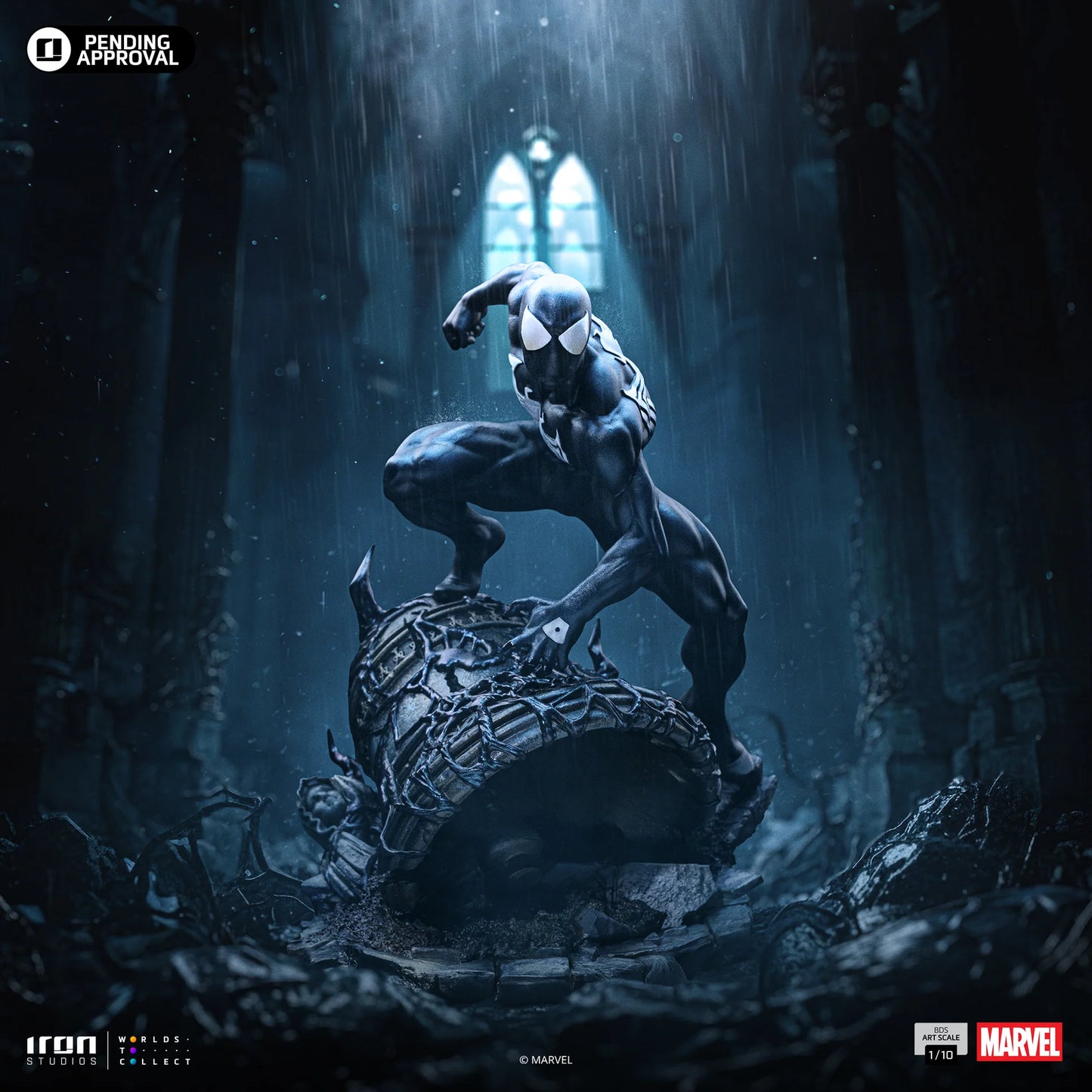 Iron Studios Marvel: Spider-Man - Spider-Man (Symbiontenanzug) BDS Art Scale 1/10 - Statue