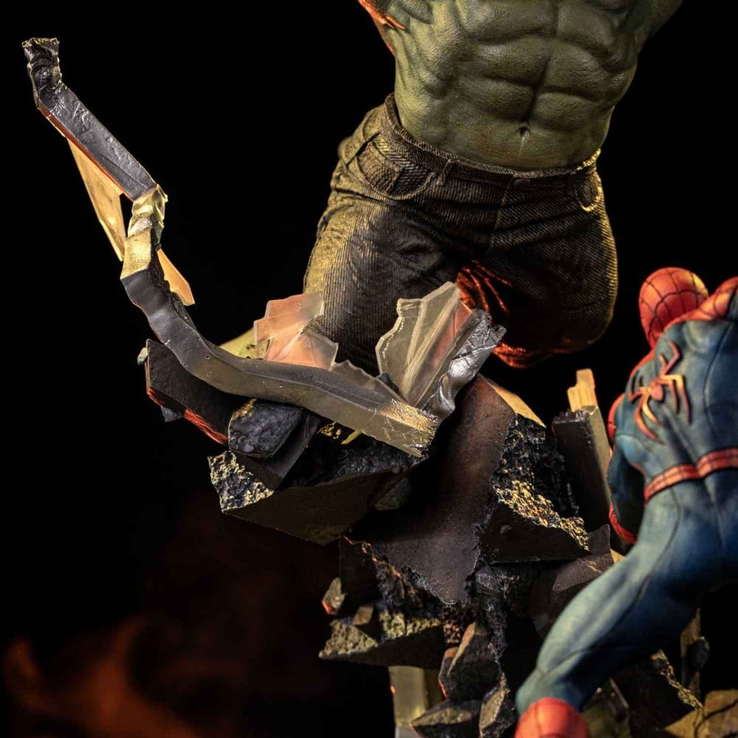 Iron Studios Marvel - Spider-Man vs Hulk Art Scale 1/10 - Statue