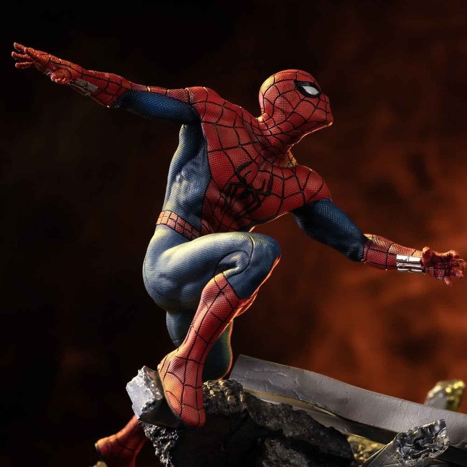 Iron Studios Marvel - Spider-Man vs Hulk Art Scale 1/10 - Statue