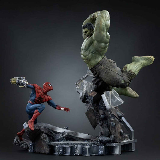Iron Studios Marvel - Spider-Man vs Hulk Art Scale 1/10 - Statue