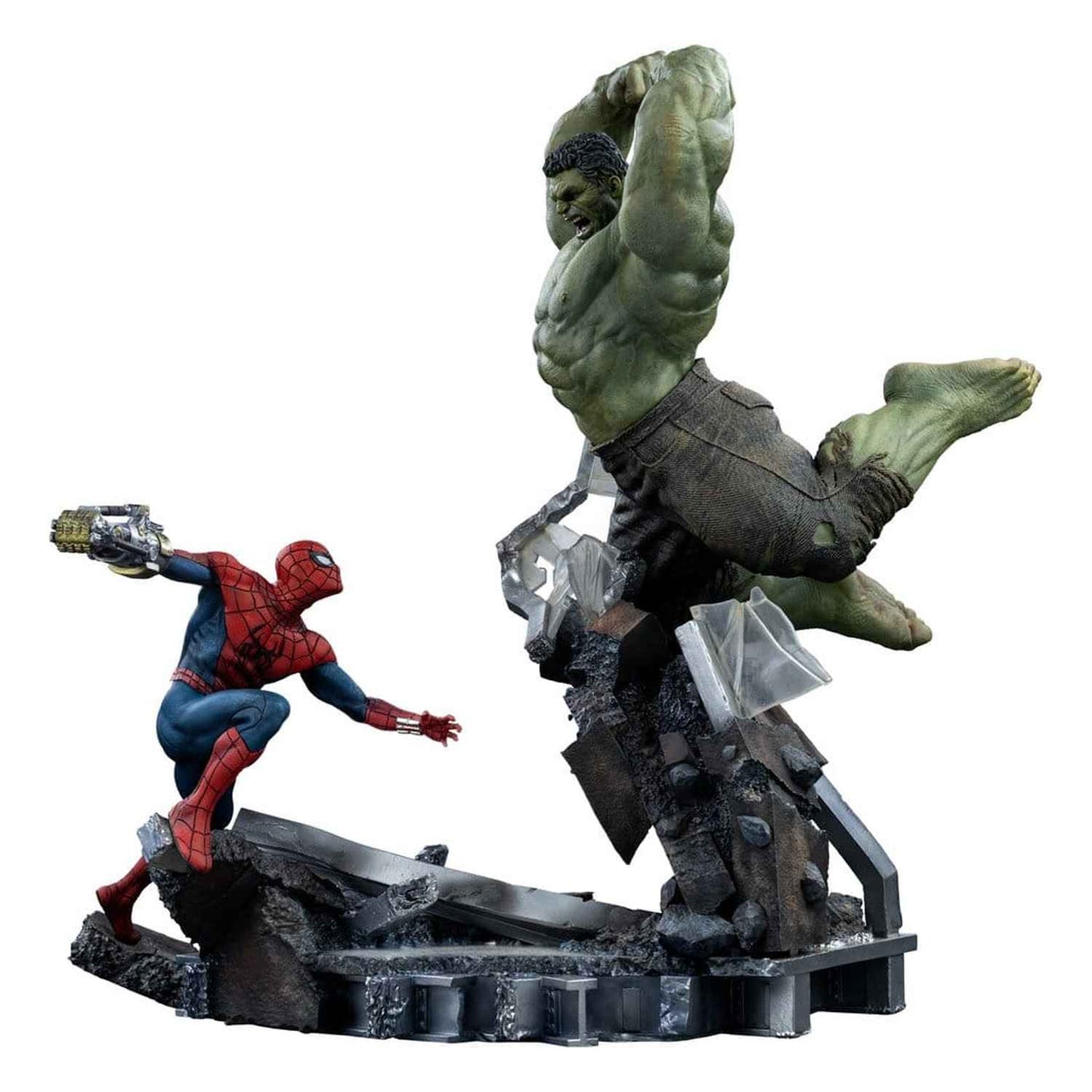Iron Studios Marvel - Spider-Man vs Hulk Art Scale 1/10 - Statue