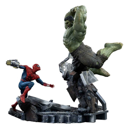 Iron Studios Marvel - Spider-Man vs Hulk Art Scale 1/10 - Statue