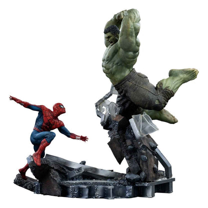 Iron Studios Marvel - Spider-Man vs Hulk Art Scale 1/10 - Statue