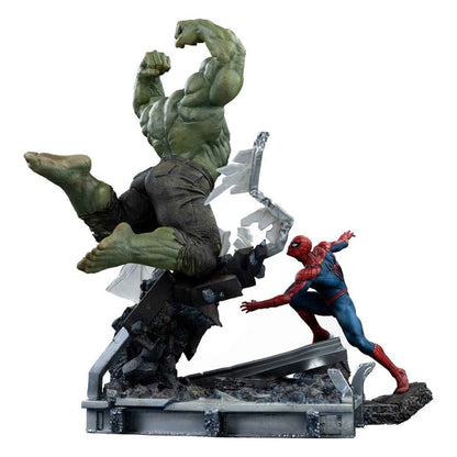 Iron Studios Marvel - Spider-Man vs Hulk Art Scale 1/10 - Statue