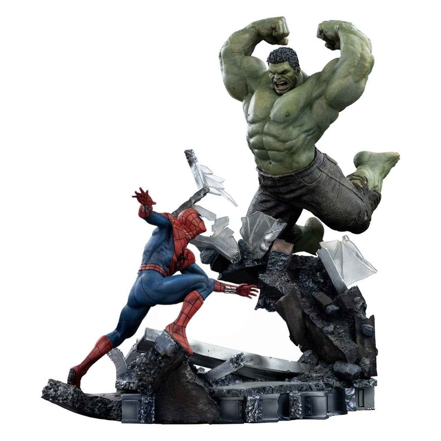 Iron Studios Marvel - Spider-Man vs Hulk Art Scale 1/10 - Statue