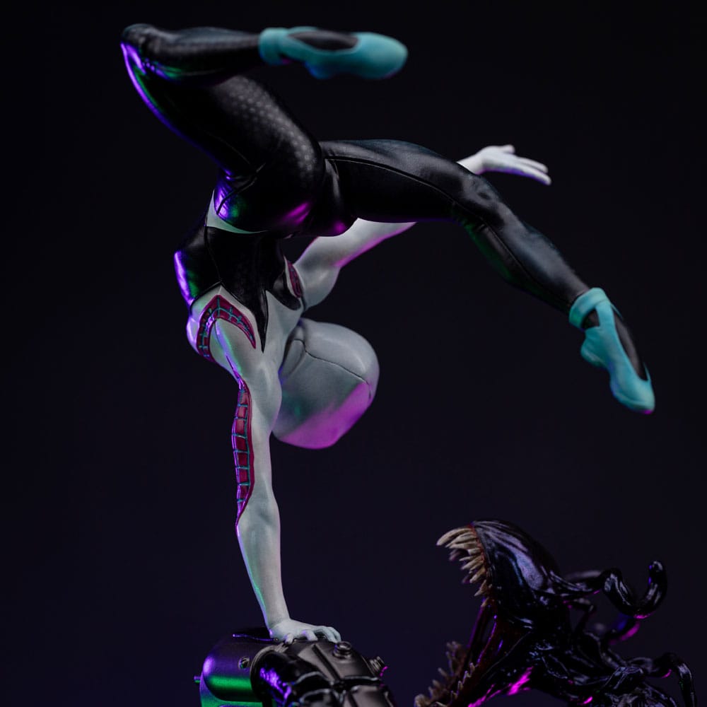 Iron Studios Marvel: Spider-Man vs Villains - Ghost Spider Diorama Art Scale 1/10 - Statue