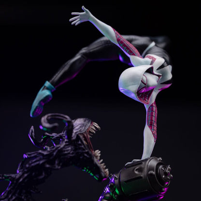 Iron Studios Marvel: Spider-Man vs Villains - Ghost Spider Diorama Art Scale 1/10 - Statue