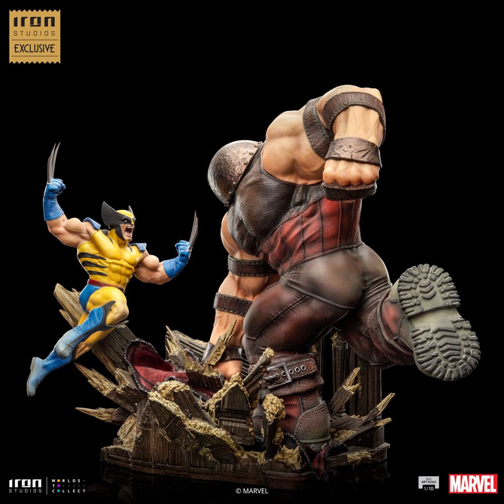 Iron Studios Marvel: X-Men - Wolverine vs Juggernaut BDS Art Scale 1/10 - Statue