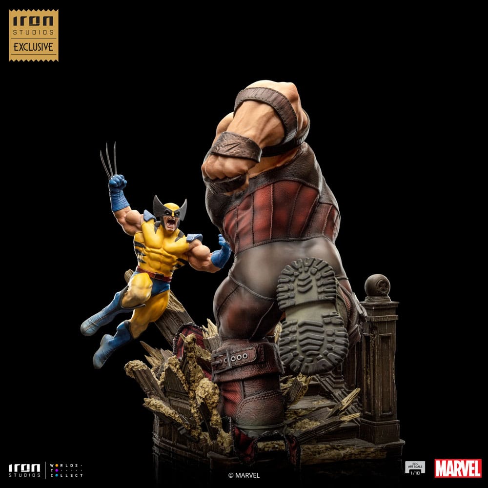 Iron Studios Marvel: X-Men - Wolverine vs Juggernaut BDS Art Scale 1/10 - Statue
