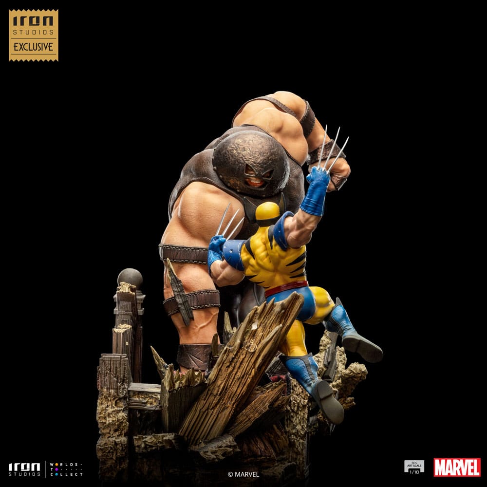 Iron Studios Marvel: X-Men - Wolverine vs Juggernaut BDS Art Scale 1/10 - Statue