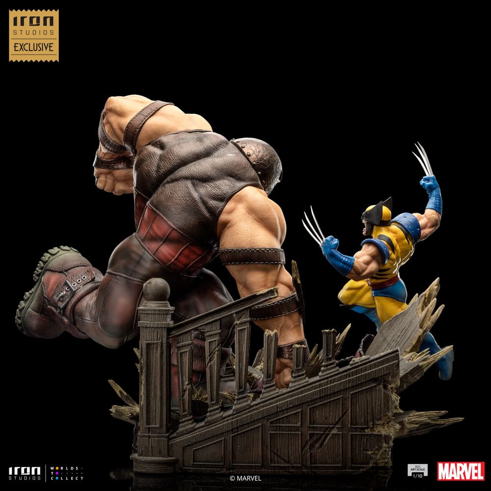 Iron Studios Marvel: X-Men - Wolverine vs Juggernaut BDS Art Scale 1/10 - Statue