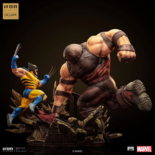 Iron Studios Marvel: X-Men - Wolverine vs Juggernaut BDS Art Scale 1/10 - Statue