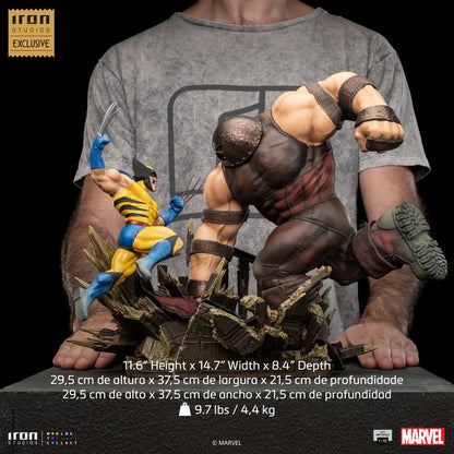 Iron Studios Marvel: X-Men - Wolverine vs Juggernaut BDS Art Scale 1/10 - Statue