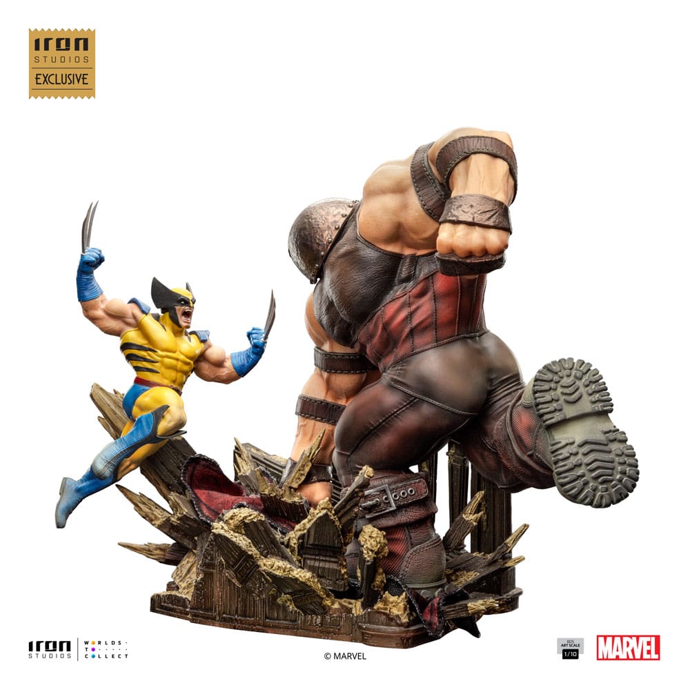 Iron Studios Marvel: X-Men - Wolverine vs Juggernaut BDS Art Scale 1/10 - Statue