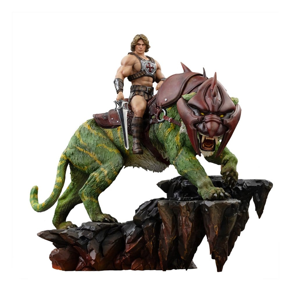 Iron Studios Masters of the Universe - He-Man und Battle Cat Art Scale 1/10 - Statue