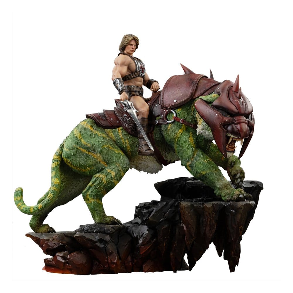 Iron Studios Masters of the Universe - He-Man und Battle Cat Art Scale 1/10 - Statue