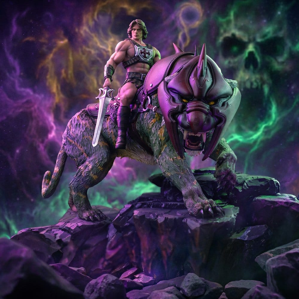 Iron Studios Masters of the Universe - He-Man und Battle Cat Art Scale 1/10 - Statue