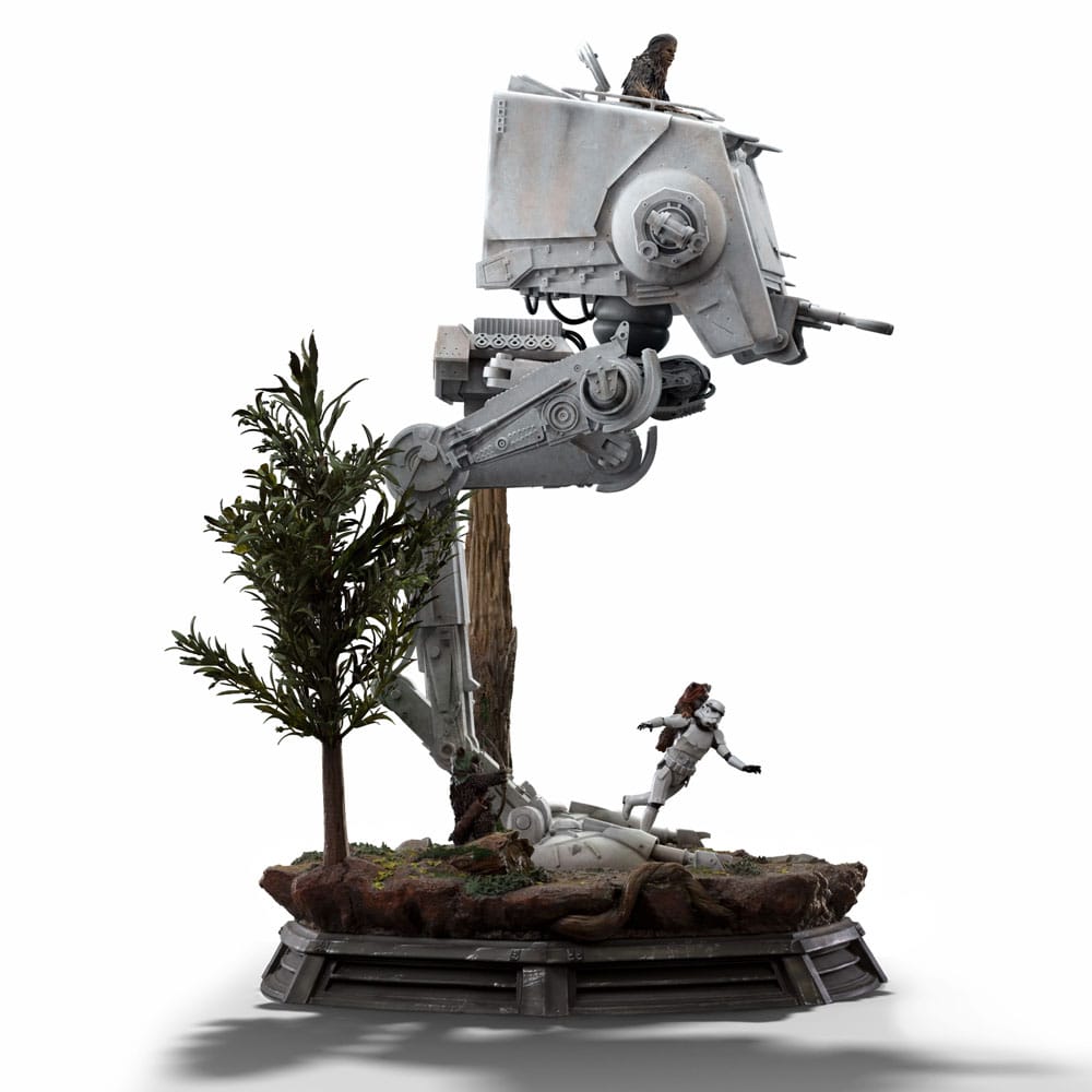 Iron Studios Star Wars - Chewbacca im AT-ST Demi Art Scale 1/20 - Statue