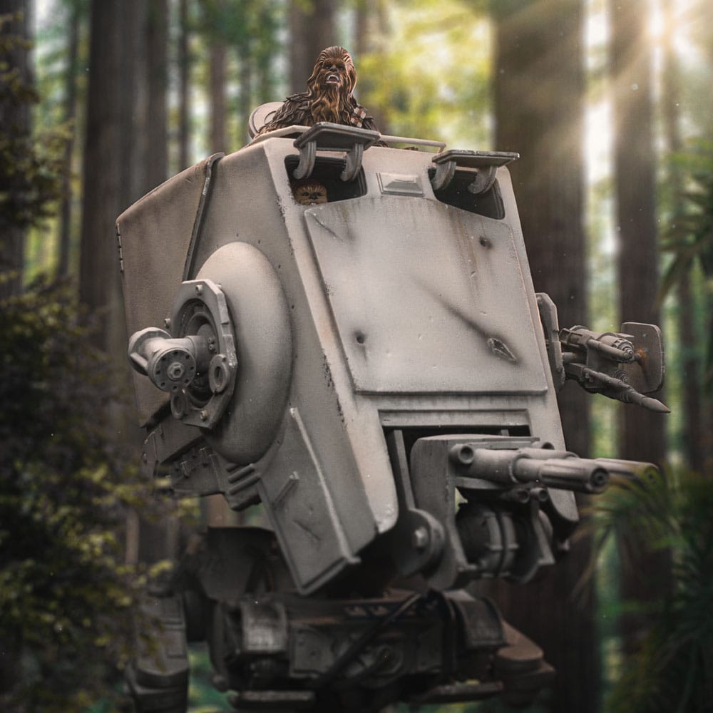 Iron Studios Star Wars - Chewbacca im AT-ST Demi Art Scale 1/20 - Statue