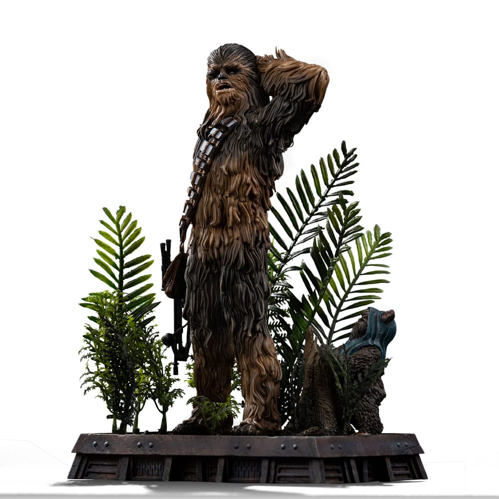 Iron Studios Star Wars - Chewbacca und Tokkat Art Scale 1/10 - Statue