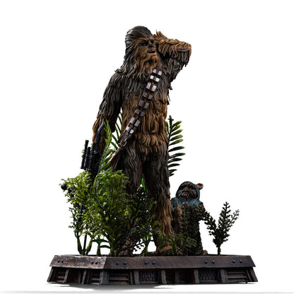 Iron Studios Star Wars - Chewbacca und Tokkat Art Scale 1/10 - Statue