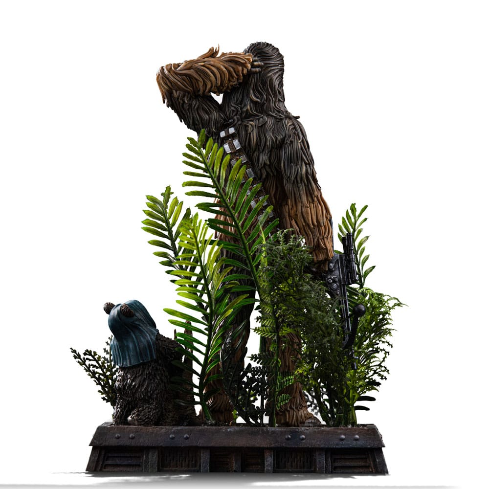 Iron Studios Star Wars - Chewbacca und Tokkat Art Scale 1/10 - Statue