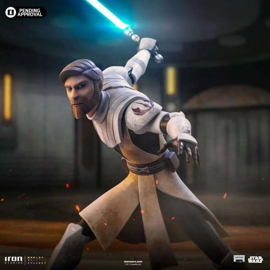 Iron Studios Star Wars: Clone Wars - Obi-Wan Kenobi Art Scale 1/10 - Statue