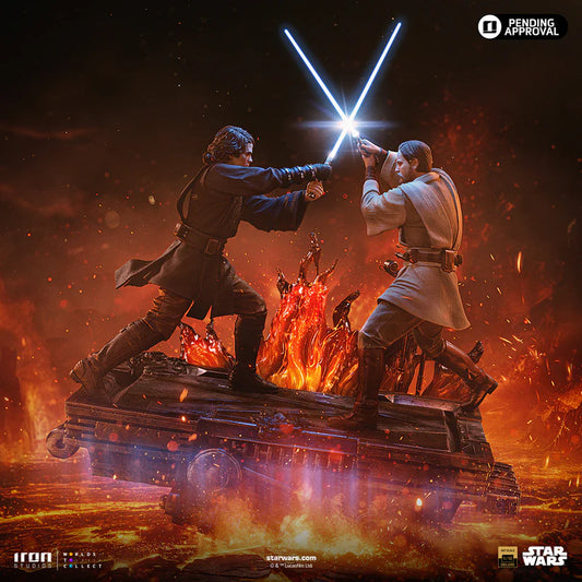 Iron Studios Star Wars: Die Rache der Sith - Anakin vs Obi-Wan Art Scale 1/10 - Statue