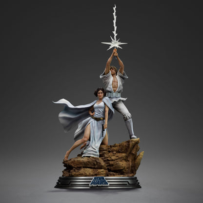 Iron Studios Star Wars - Luke und Leia Deluxe Art Scale 1/10 - Statue