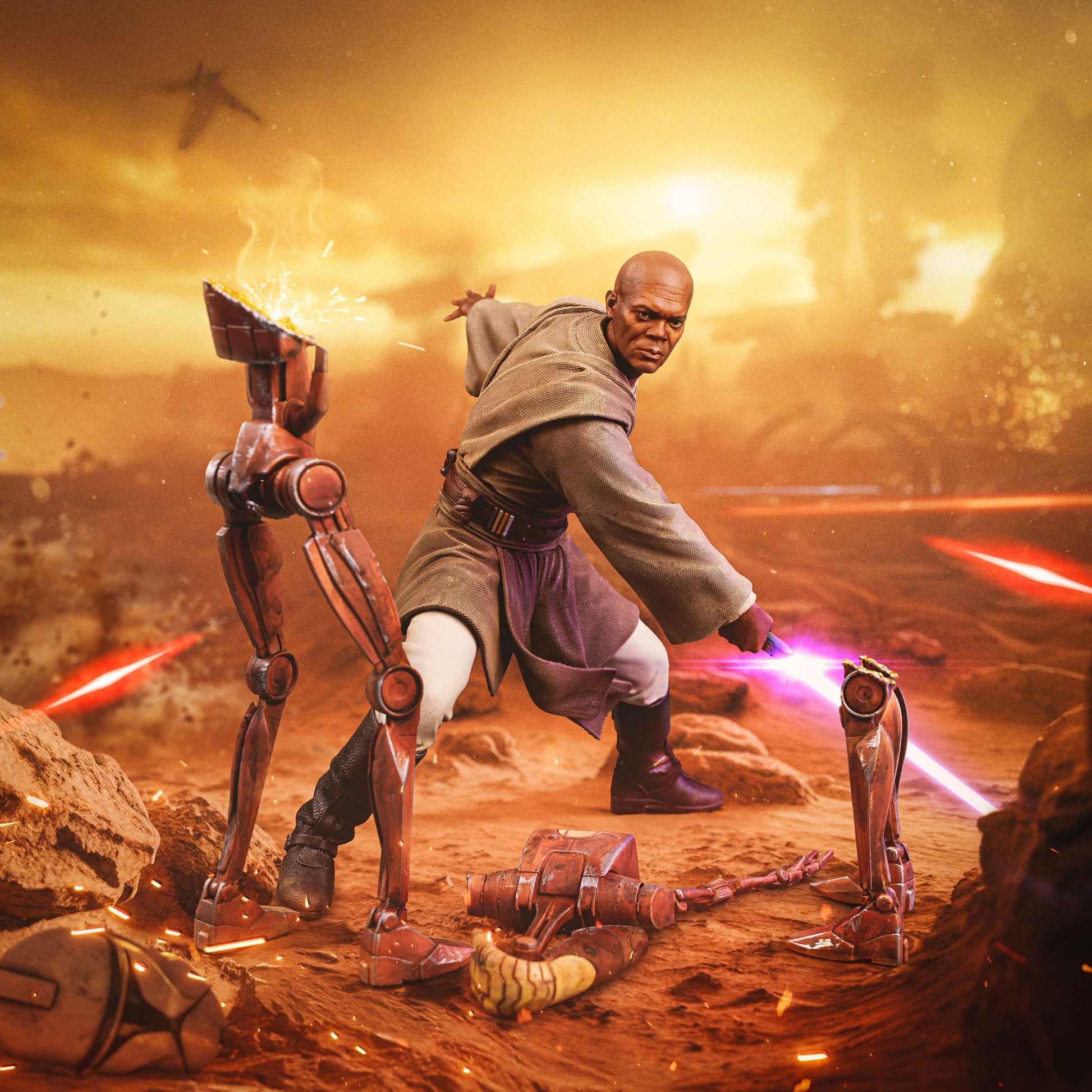 Iron Studios Star Wars - Mace Windu Art Scale 1/10 - Statue