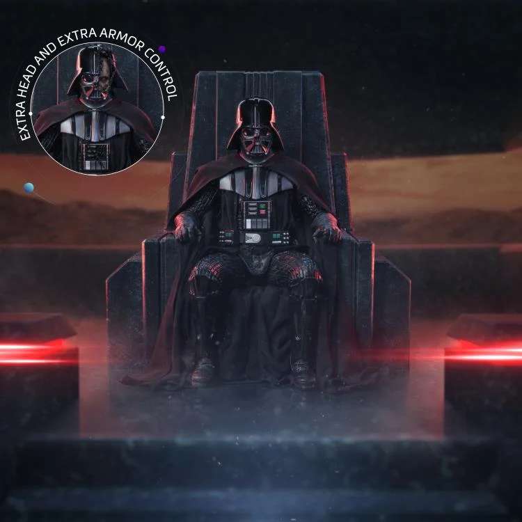 Iron Studios Star Wars: Obi-Wan Kenobi - Darth Vader auf Thron Art Scale 1/10 - Statue