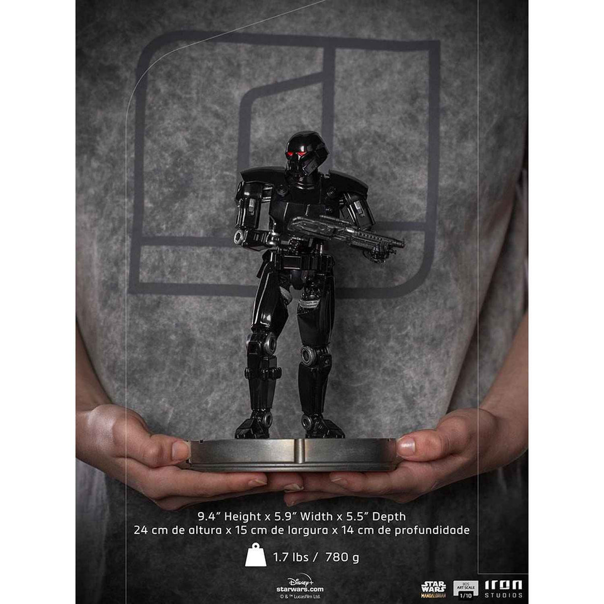 Iron Studios Star Wars: The Mandalorian - Dark Trooper BDS Art Scale 1/10 - Statue