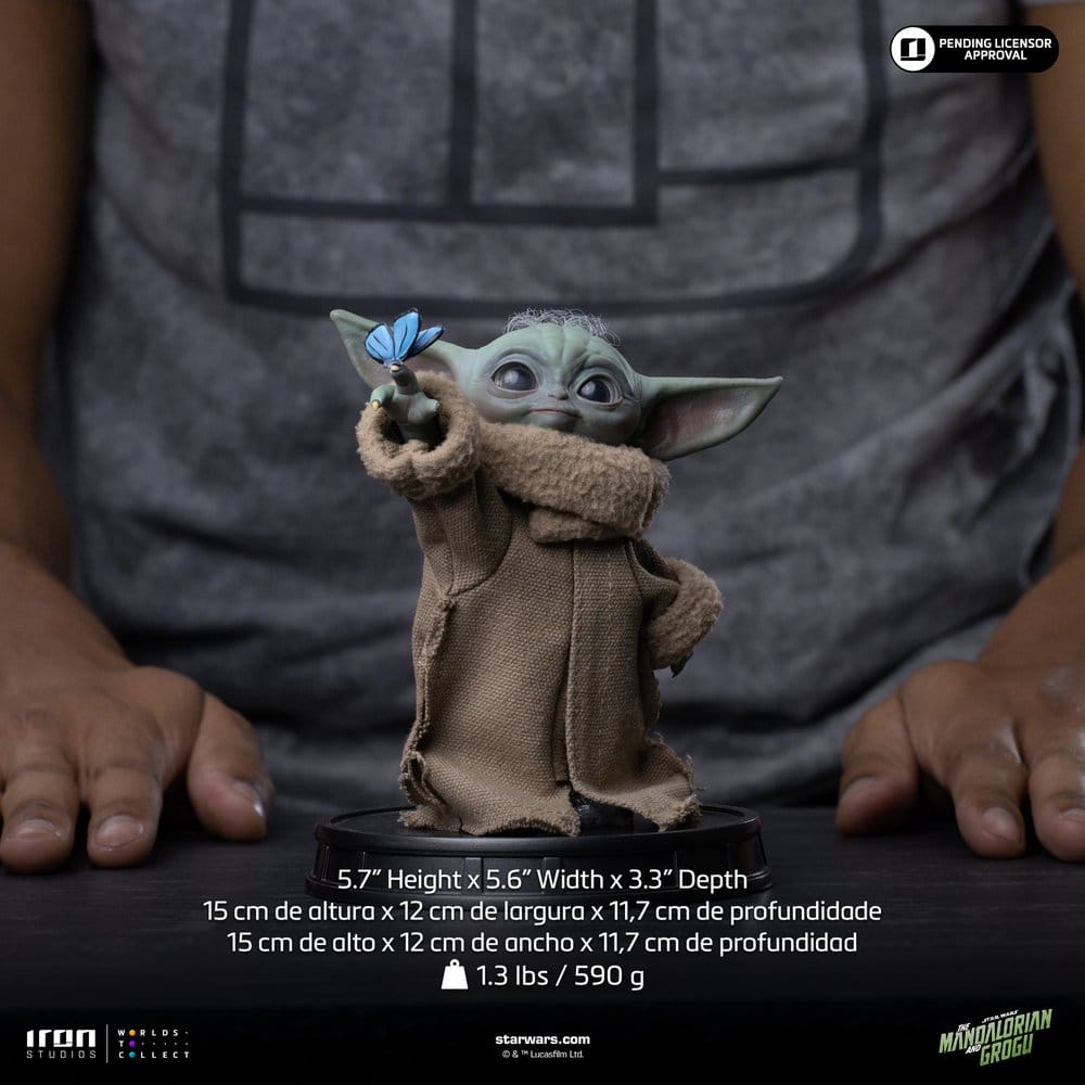 Iron Studios Star Wars: The Mandalorian & Grogu - Grogu (Butterfly Wonder) Statue