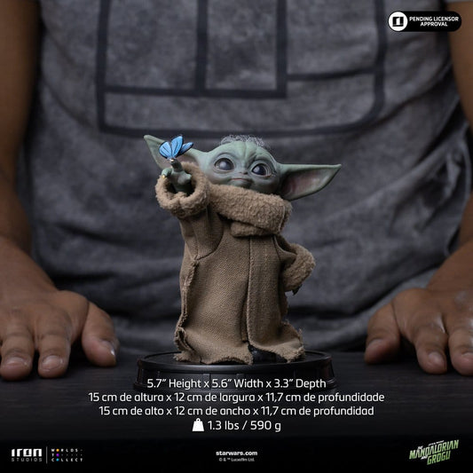 Iron Studios Star Wars: The Mandalorian & Grogu - Grogu (Butterfly Wonder) Statue