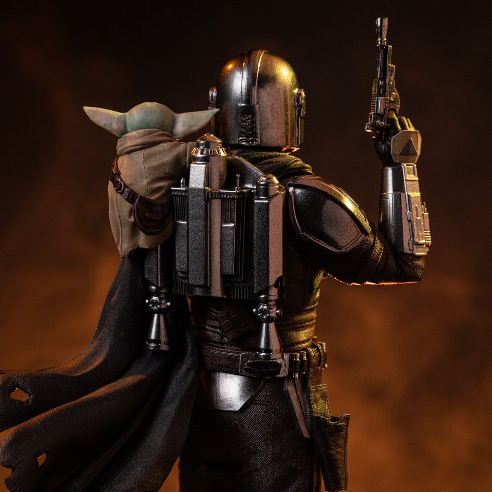 Iron Studios Star Wars: The Mandalorian & Grogu - The Mandalorian und Grogu Art Scale 1/10 - Statue