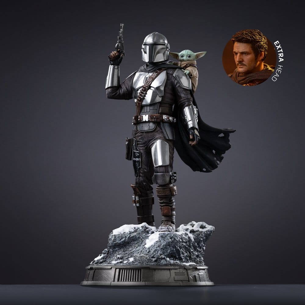 Iron Studios Star Wars: The Mandalorian & Grogu - The Mandalorian und Grogu Art Scale 1/10 - Statue