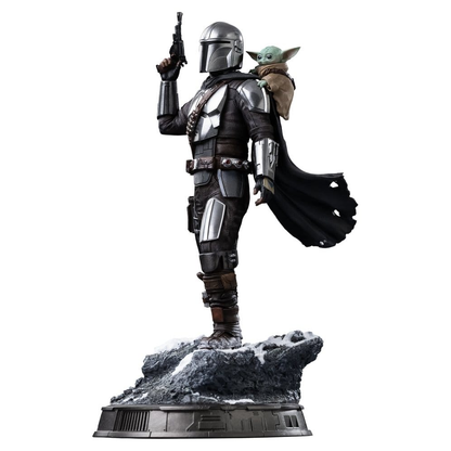 Iron Studios Star Wars: The Mandalorian & Grogu - The Mandalorian und Grogu Art Scale 1/10 - Statue