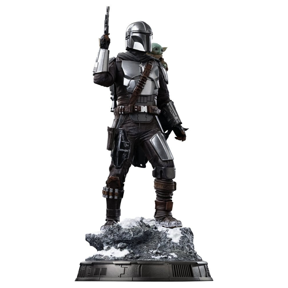 Iron Studios Star Wars: The Mandalorian & Grogu - The Mandalorian und Grogu Art Scale 1/10 - Statue