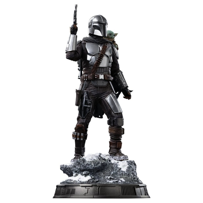 Iron Studios Star Wars: The Mandalorian & Grogu - The Mandalorian und Grogu Art Scale 1/10 - Statue