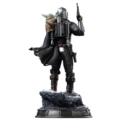 Iron Studios Star Wars: The Mandalorian & Grogu - The Mandalorian und Grogu Art Scale 1/10 - Statue